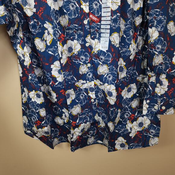 Duluth Wrinklefighter Tunic in Navy Sun Floral Size 2X - Picture 3 of 9